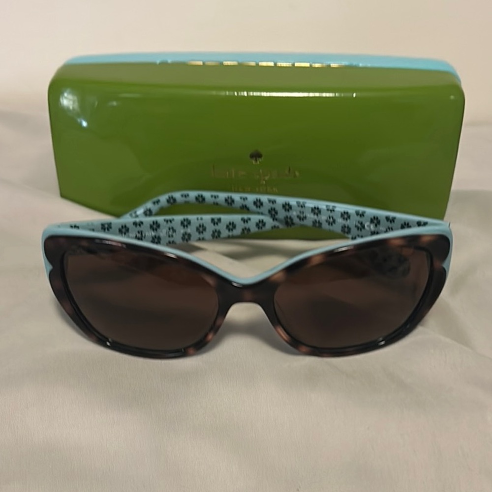 Kate Spade Blue and Tortoise Sunglasses
